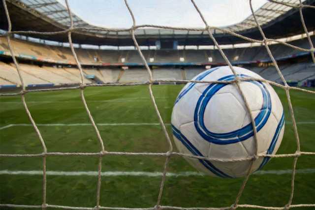 soccer-ball-in-goal-net-stadium