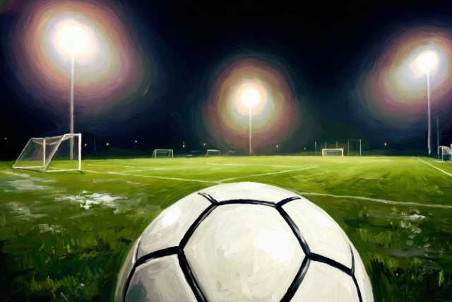 soccer-ball-night-field-floodlights