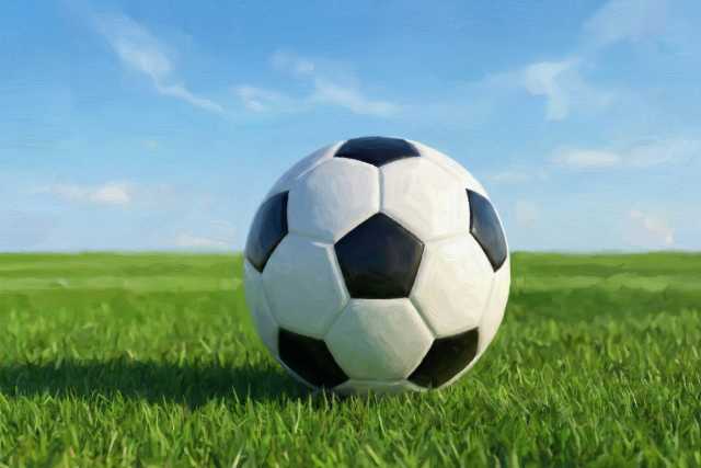 soccer-ball-on-green-grass-under-blue-sky